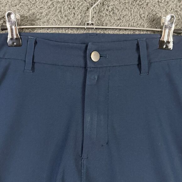 Lululemon Pants Mens 34x31 Blue Commission Slim Fit Stretch Chino Casual - Picture 3 of 16